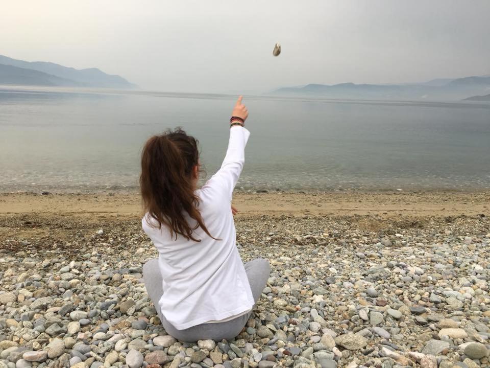 North Evia Evanthia Greece Kourkouli Bagian luar foto